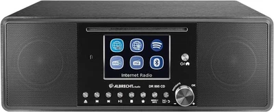Albrecht DR 895 CD Kompaktanlage, DAB+/UKW/Internet/CD, Schwarz, mit 4" Display - Bild 1 von 4