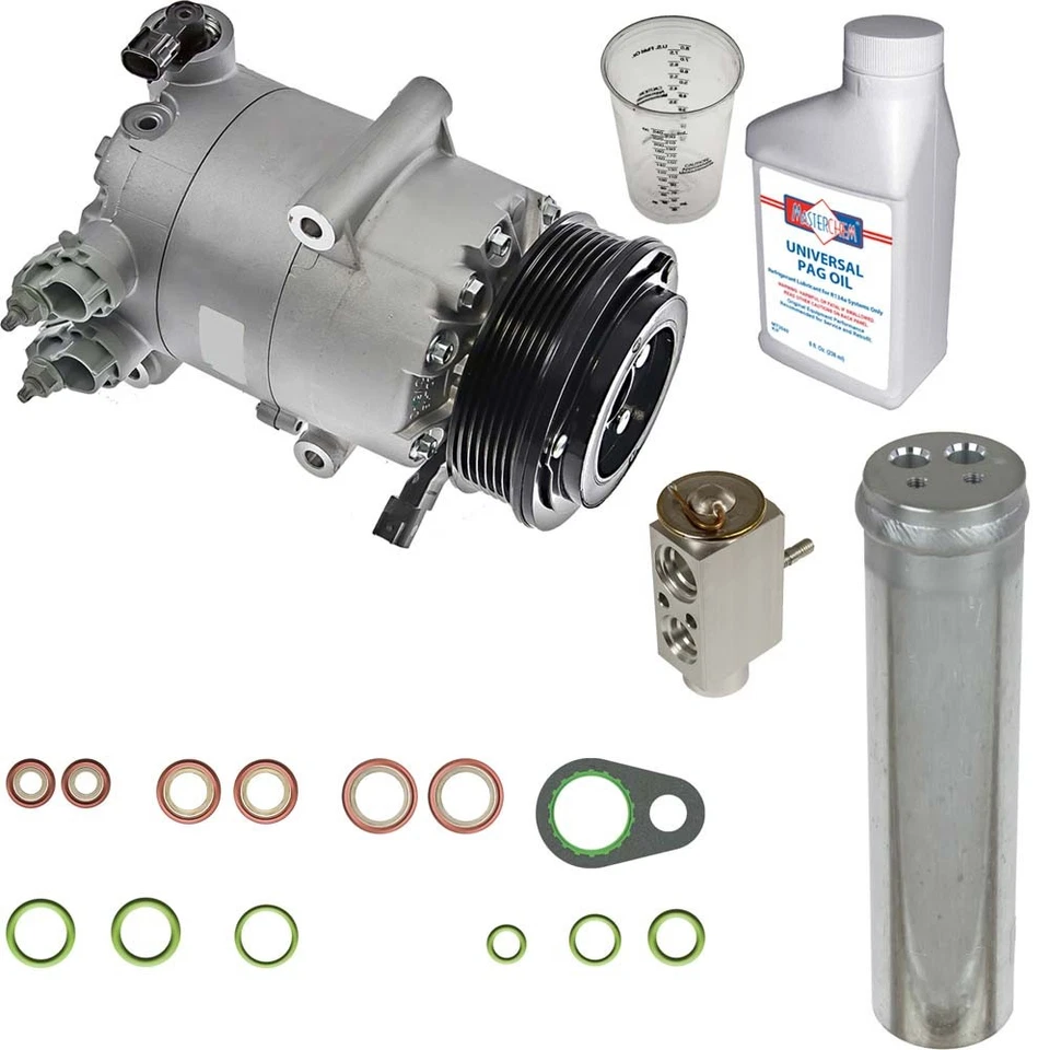 Compresor de aire acondicionado Omega para Lincoln MKC 2015 2016 con kit de reparación de aire acondicionado CSW Foto 1 de 1