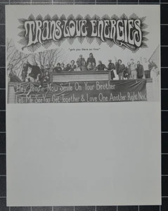 JOHN SINCLAIR - WHITE PANTHER PARTY - TRANS-LOVE ENERGIES STATIONARY - GRIMSHAW - Picture 1 of 5