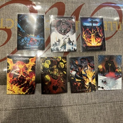 Beautiful Death Poster Art 7 Card Set GAME OF THRONES Season 7 BD61 to BD67 - Image 1 of 4