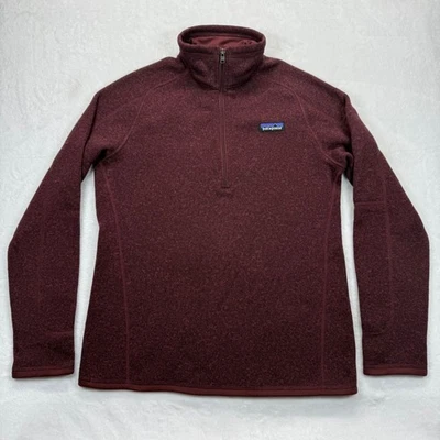 Suéter Patagonia Better 1/4 Cremallera Pullover Granate Rojo Jaspeado Talla M Foto 1 de 4