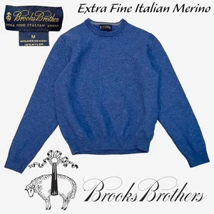 Brooks Brothers extra feiner italienischer Merinowolle Pullover Rundhals Bündchen Jungen M - Bild 1 von 12