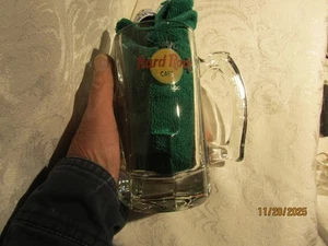 Hard Rock Cafe Chicago Paneled Glass Beer Stein - Picture 1 of 6