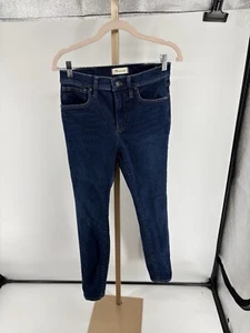 Madewell 9" Mid-Rise Skinny Jeans Dark Wash Denim Größe 27 - Bild 1 von 9