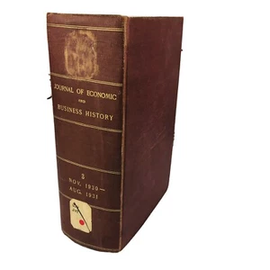 Journal of Economic and Business History 1930-1931 Business Historical Society - Picture 1 of 12