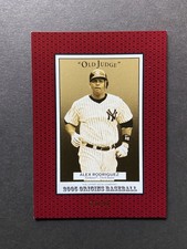 2005 UD Origins ALEX RODRIGUEZ Old Judge Red /99 #35 - New York Yankees