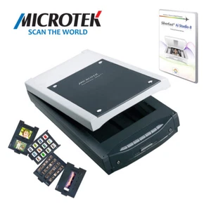 MICROTEK ScanMaker i800 Plus Pro Ai Scanner Dias Negative KB 120 Silverfast OVP - Afbeelding 1 van 2