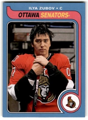 2008-09 O-Pee-Chee '79-80 Retro Ilya Zubov Rookie #517 Ottawa Senators - Image 1 of 2