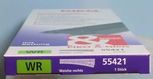 Piko 55421, - Spur H0 Maßstab 1:87 - Piko A-Gleis Weiche Rechts mit Bettung - Bild 1 von 5