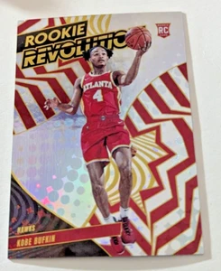 2023-24 Panini Revolution Rookie Revolution #9 Kobe Bufkin Insert Card RC Hawks - Bild 1 von 3