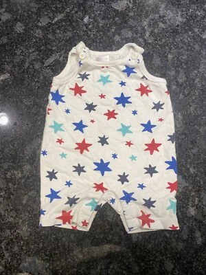 Hanna Andersson Cotton Star Bodysuit One Piece 0-3 Month Boy Unisex - Image 1 of 4