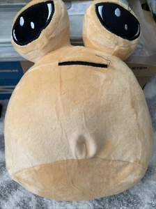 My Pet Alien Baby Pou Plush Toy Sad Emotion Alien Plushie Stuffed Animal Doll - Picture 1 of 3
