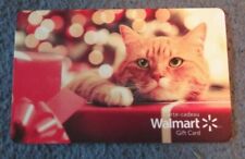 Walmart Gift Card Christmas Ginger Cat Gifts Collectible $0 Value FD62907 Canada