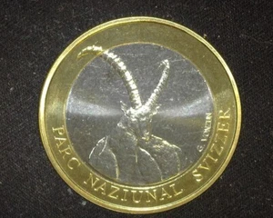 SWITZERLAND 2007 MATIONAL PARK ALPINE IBEX GOAT 10 FRANCS KM118 GEM PROOF ~H16 - Picture 1 of 2