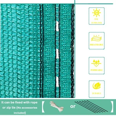 35% UV Sun Block Shade Cloth For Pergola Garden Plant Cover Mesh Porch Pool Barn - Image 1 of 4