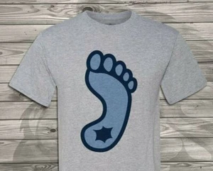 NC Tar Heels - NC Tar Heels Foot Logo - Unisex t shirt. Ultra Soft - Picture 1 of 2