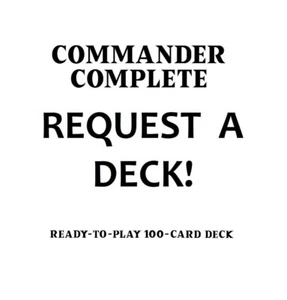 MAZO REQUEST A COMMANDER personalizado de 100 cartas construido a pedido Magic EDH - Imagen 1 de 1