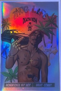 Downtown Hip Hop Tupac Chrome/Foil Artbook Ltd to 125 NM  (SOLD OUT)