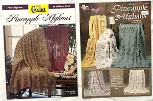 2 Pineapple Afghans Crochet Patterns Books 10 Delightful Pineapples Designs - Picture 1 of 2