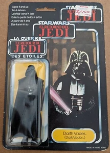 1983 Vintage Palitoy Star Wars Darth Vader Tri-Logo figure, factory sealed - Picture 1 of 12