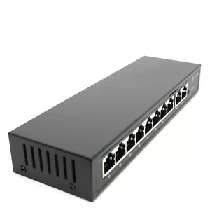 DSLRKIT 250M 10 Ports 8 PoE Switch Injector Power Over Ethernet NO Power Adapter - Picture 1 of 10