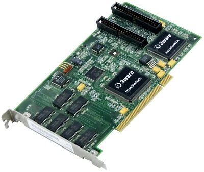 Controller 3ware Escalade 3W-6200 ATA RAID PCI Radi Levels: 0 / 1 / 10 / JBOD - Image 1 of 2