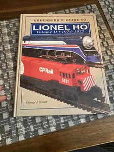 Greenberg's Guide to Lionel HO Hardcover Book - Vol. II 1974 - 1977 - Horan 1993 - Picture 1 of 8