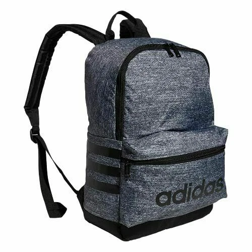 adidas Boys' Youth Classic 3S Backpack, Jersey Onix Grey/Black, One Size