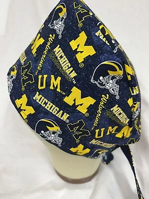 Men/Women Surgical Scrub Cap Lined Michigan  Great Cap 100% Cotton - Image 1 of 4