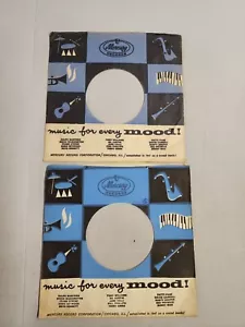 45 RPM 7" RECORD SLEEVES CO. SLEEVE 2 PACK SEE PHOTOS - Mercury (SLV137) - Imagen 1 de 2