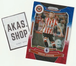 Pontus Jansson 2021-22 PANINI Prizm Premiere League Nº 137 rojo blanco y azul - Imagen 1 de 2