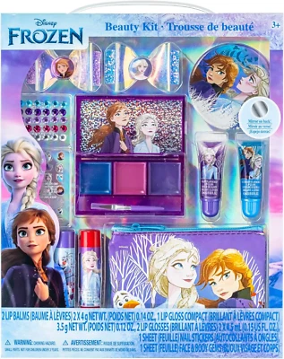 TOWNLEY GIRL Disney Frozen Makeup Set for Kids | Girls Makeup Kit Includes Lip Gloss, Mirror,