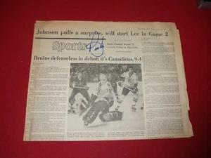 Incredible Bill Lee Signed World Series Newspapers + Cards Beckett COA Autograph - Picture 1 of 5