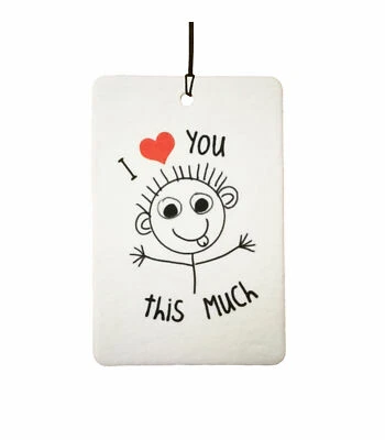 AAF I Love You This Much Car Air Freshener