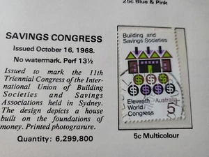 Stamp 📮 1968 Saving Congress 📮 5c - Bild 1 von 1