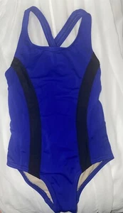 NEW SPEEDO YOUTH GIRLS ONE PIECE BATHING RACERBACK SWIMSUIT SIZE 4 Free Shipping - Picture 1 of 4