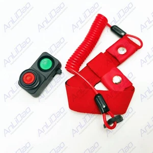 32099-3724 Safety Tether Lanyard Kill Stop Switch Upgrade Kawasaki Jet Ski 82-95 - Picture 1 of 3