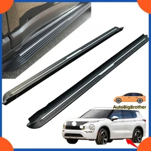 Fit For Mitsubishi Outlander 2022-2024 Running Boards Side Steps Pedals Nerf Bar - Picture 1 of 10