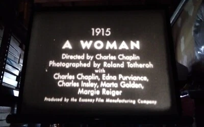 16mm Film – A Woman 1915 Charlie Chaplin  Essanay Film Manufacturing Company Foto 1 de 4