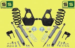 3"-4" Drop Kit SPINDLES STRUTS EXTENDER COIL SHOCKS Fits 07-14 Chevy GMC SUV - Foto 1 di 1