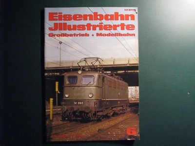 "Eisenbahn Illustrierte"     Nr. 6   Juni  1983    Großbetrieb * Modellbahn - Bild 1 von 4