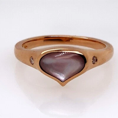 Anillo Kabana Madreperla Diamante Oro Rosa 14K DG7077294 Foto 1 de 4