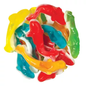 ASSORTED GUMMY SHARKS - 5 LB BAG - BULK - FRESH & TASTY - Picture 1 of 3