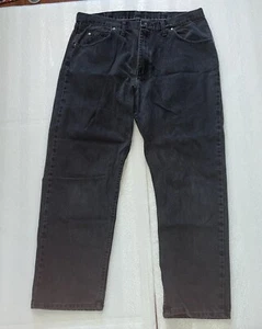 Schwarze Herrenjeans Wrangler Größe 38 x 32 RN #130273 KOSTENLOSER VERSAND - Bild 1 von 3