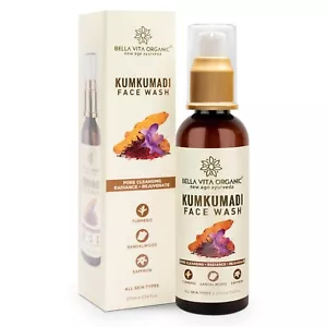 Bella Vita Organic Kumkumadi Face Wash 100ml Deep Cleansing & Strahlende Haut - Bild 1 von 6