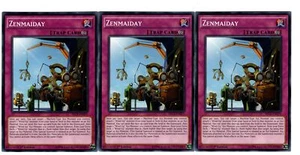 Yugioh - 3X Zenmaiday - Common - 1st Edition - SECE-EN075 - Near Mint - Picture 1 of 1
