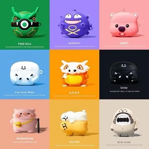 For Beats Studio Buds Buds+ 3D Cute Cartoon Silicone Shockproof Case Cover - Picture 1 of 41