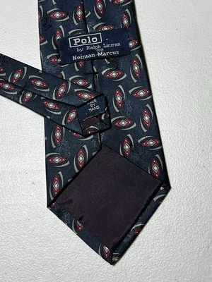 Corbata Polo Ralph Lauren 100 % seda para hombre hecha a mano en EE. UU. Foto 1 de 4