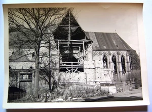 LOT / DOUAI RENOVATION EGLISE NOTRE DAME endommagée WW2 / photo+ négatifs - Picture 1 of 5