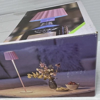 Pink 3-In-1 Table Lamp ~ Warm White or Colour Change Modes, Dimmable New in Box - image 1 of 4